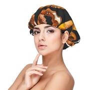Delicious Pretzel,Adjustable Silk Hair Wrap Adult's Satin Sleeping Cap Hair Women's Elastic Sleep Bonnet