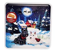 Delicious Scottish Biscuit Shortbread Fingers in 200g Gift Tin box Ideal Christmas Treat Suitable for Vegetarians (Shortbread with Dog Tin)