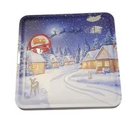Delicious Scottish Biscuit Shortbread Fingers in 200g Gift Tin box Ideal Christmas Treat Suitable for Vegetarians (Shortbread With Christmas scene Tin box)