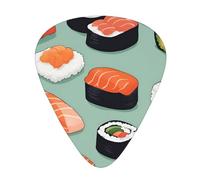 Delicious Sushi 1 Guitar Picks Set-Premium Abs Material,Various Thicknesses-Enhance Your Playing Experience