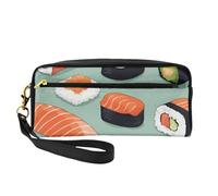 Delicious Sushi 1 Print Makeup Bag for Women Waterproof Pouch Toiletry School Office Travel Daily Use