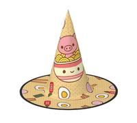 Delicious Sweet Ramen Halloween Party Hat, Witch Hat, Cosplay Accessory, Fancy Dress, Holiday Decorations, One Size