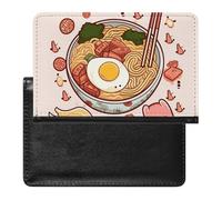 Delicious Sweet Ramen Passport Holder Passport Cover Protector Essentials with Credit Card Slots for Women Men