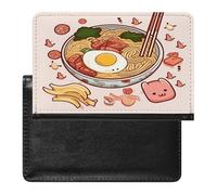 Delicious Sweet Ramen Passport Holder Vaccine Card Holder Travel Document Organizer Credit Card Organizer for Women/Men