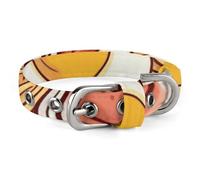 Delicious Sweet Ramen Pet Collar Oxford Adjustable Safety Dog Collars Cute Outdoor Training Pet Collars Easy Clean Floral Print Puppy Collar for City Pet Owners