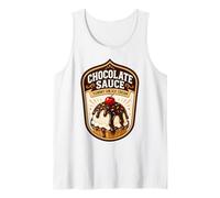 Delicious Sweet Sprinkles Ice Cream Chocolate Sauce Tank Top