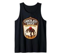 Delicious Sweet Treats Chocolate Sauce Ice Cream Tank Top