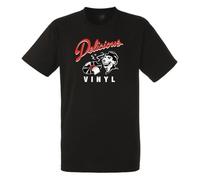 Delicious Vinyl Mens T-Shirt Men Tee Shirt Black