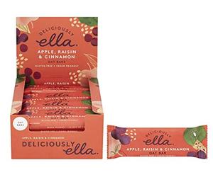 Deliciously Ella, Apple, Raisin and Cinnamon Oat Bar, 50g, Pack of 16
