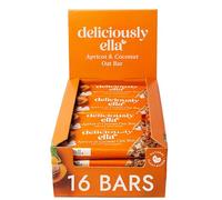 Deliciously Ella - Apricot & Coconut Oat Bar, Gluten-Free, Vegan Friendly, Healthy Snack, 50g (16 bars)