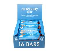Deliciously Ella Cacao & Almond Energy Snack Bar - Vegan & Gluten Free - 16 x 40g Bars - Healthy on-the-go Snack - Pre & Post Gym Fuel