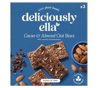 Deliciously Ella Cacao & Almond Oat Bars, 3 x 50g