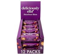 Deliciously Ella - Hazelnut Nut Butter Balls, Gluten-Free, Vegan Friendly, Healthy Snack, 36g (12 Packs)