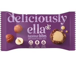 DELICIOUSLY ELLA | Hazelnut Nut Butter Bites | 10 x 36g (UK)