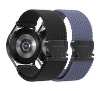 Delidigi Braided Stretchy Loop Compatible with Samsung Galaxy Watch Bands 7 6 5 4 FE 40mm 44mm/Galaxy Watch 6 4 Classic 43mm 47mm 42mm 46mm/5 Pro 45mm, 20mm Elastic Nylon Straps for Men Women
