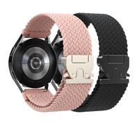 Delidigi Braided Stretchy Loop Compatible with Samsung Galaxy Watch Bands 7 6 5 4 FE 40mm 44mm/Galaxy Watch 6 4 Classic 43mm 47mm 42mm 46mm/5 Pro 45mm, 20mm Elastic Nylon Straps for Men Women
