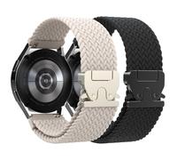 Delidigi Braided Stretchy Loop Compatible with Samsung Galaxy Watch Bands 7 6 5 4 FE 40mm 44mm/Galaxy Watch 6 4 Classic 43mm 47mm 42mm 46mm/5 Pro 45mm, 20mm Elastic Nylon Straps for Men Women