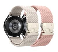 Delidigi Braided Stretchy Loop Compatible with Samsung Galaxy Watch Bands 7 6 5 4 FE 40mm 44mm/Galaxy Watch 6 4 Classic 43mm 47mm 42mm 46mm/5 Pro 45mm, 20mm Elastic Nylon Straps for Men Women