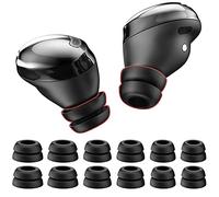 Delidigi for Galaxy Buds Pro Ear Tips, 6 Pairs Double Flange Silicone Eartips Earbuds Earplug Replacement Accessories Compatible with Samsung Galaxy Bus Pro 2021 S/M/L Size (Black)