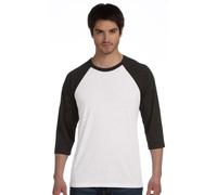 Delifhted Adult 3/4 Sleeve Blended Baseball Tee