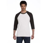 Delifhted Adult 3/4 Sleeve Blended Baseball Tee
