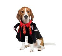 DELIFUR Dog Halloween Wizard Costume - Pet Adorable Fantacy Clothes Cat Cosplay Holiday Apparel Dress Up for Small Medium Dog Funny Outfit Adjustable (Wizard, Large)