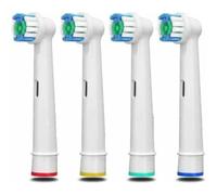 Delight Plus Universal Toothrush Heads Replacement Brush Heads Compatible Refills for Oral-B Electric toothbrushes, Classic Replacement Toothbrush Heads (Pack of 4)
