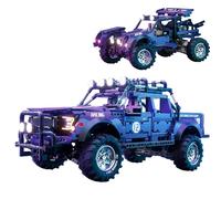 DelightCube Technik Super Sports Car Building Blocks Sets, 2 in 1 Technology Super Sports Car Purple Model Building Blocks, 1689 Pieces Car Building Blocks, Sports Car Toy Model, Compatible with Large