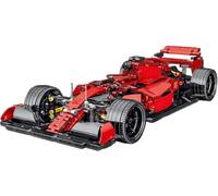 DelightCube Technology Sports Car Model Kit Formla F1,1099Pcs Sports Racing Building Set1:14 F1 Supercar Vehicle Construction Toys, Collectible Vehicl Toy for Adults and Kids (RED)