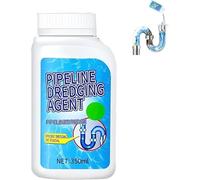 Delighteal Drain Cleaner, Powerful Pipe Dredging Agent for Kitchen and Toilet Pipelines,Pipeline Dredging Agent,Sink and Drain Cleaner,Cleaning Powder for Drains, Fast Foaming (1 pcs)