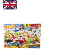 Delightful 2025 Advent Calendar for Kids: 10 Vehicles & 14 Accessories Included