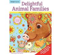 Delightful Animal Families: Craft, Pattern, Color, Chill (Coloring is Fun) (Design Originals) 40 Beginner-Friendly Creative Art Activities from Thaneeya McArdle, on Extra-Thick Perforated Paper