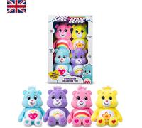 Delightful Care Bears Treasure Box with 4 Cuddly Beanie Plush Toys - Gift Ready
