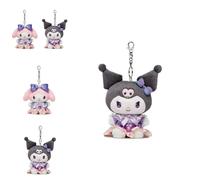 Delightful Goldfish Sanrio Fireworks Series Kuromi My Melody Plush Keychain Decor