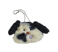 Delightful Scruffy Dog Plush Brooch Pendant Soft Ornament Texture Badge Suitable For Animal Lovers Dog Keychain