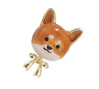 Delightful Shiba Inu Brooch Pin Lovely Shiba Inu Pin Adornment Crafted From Sturdy Alloy With Fine Sturdy Alloy Badge