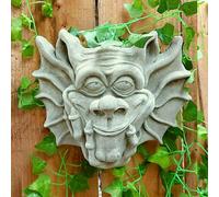 Delightful Stone Cast Thinking Gargoyle Ornament