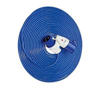 Delightful UK 14 m 220 V to 240 V Mains Hook Up Cable Extension Lead - Blue