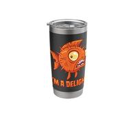 Delightfully Peculiar Paranoid Pufferfish Stainless Steel Insulated Tumbler
