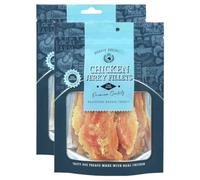 Delights Dog Treats 160g x Pack of 2 - Chicken Jerky Fillets - Tasty Dog Treats Made With Real Chicken - High in Protein & Low in Fat
