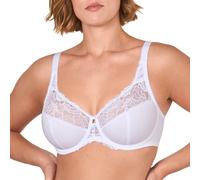Delimira Women's Beauty Lace Non Padded Minimiser Full Figure Underwire Bra White 40C