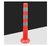 Delineator Post,Traffic Safety Cones, Delineator Post Cone Traffic Cones Safety with Reflective Collar PU Parking for Sport & Driving Training Road Cons(Orange,4 Pack)