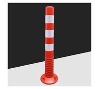 Delineator Post,Traffic Safety Cones, Delineator Post Cone Traffic Cones Safety with Reflective Collar PU Parking for Sport & Driving Training Road Cons(Red White,4 Pack)