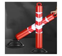 Delineator Post,Traffic Safety Cones, Delineator Post Cones for Parking Lot,Road/Street Caution with Reflective Collars for Public Area Driveway Walkway(4pack,39.3in/100cm)