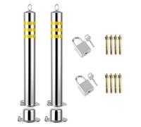 Delineator Post with Removable Base & Reflective CollarsEnhanced Visibility & Stability for Road Safety Traffic Management & Park Use