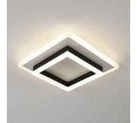 DELIPOP Ceiling Light Modern, 30W Square LED Ceiling Lamp, Acrylic Ceiling Lights for Living Room Kitchen Bedroom Hallway, Natural Light 4500K, Dia 30cm