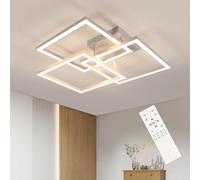DELIPOP Led Ceiling Light Dimmable 40W 4500LM Modern Led Ceiling Lamp White
