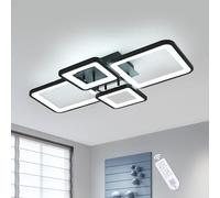 DELIPOP LED Ceiling Light Dimmable, 54W 4 Ceiling Lamp with Remote Control