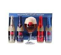 Delirium Discovery Belgian Strong Beer Gift Set with Official Branded Glass (4x330ml) - Premium Selection, Gifts For Him, For Her, Christmas, Birthday's, Father's Day
