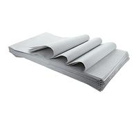 delisupplies Disposable Paper Tablecloths Table Covering 90cm x 90cm (White, 25)